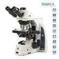 Euromex Delphi-X 40X-2000X Trinocular Microscope w/ Pair of Focusable Extreme Widefield Eyepieces DX1153-PLIB